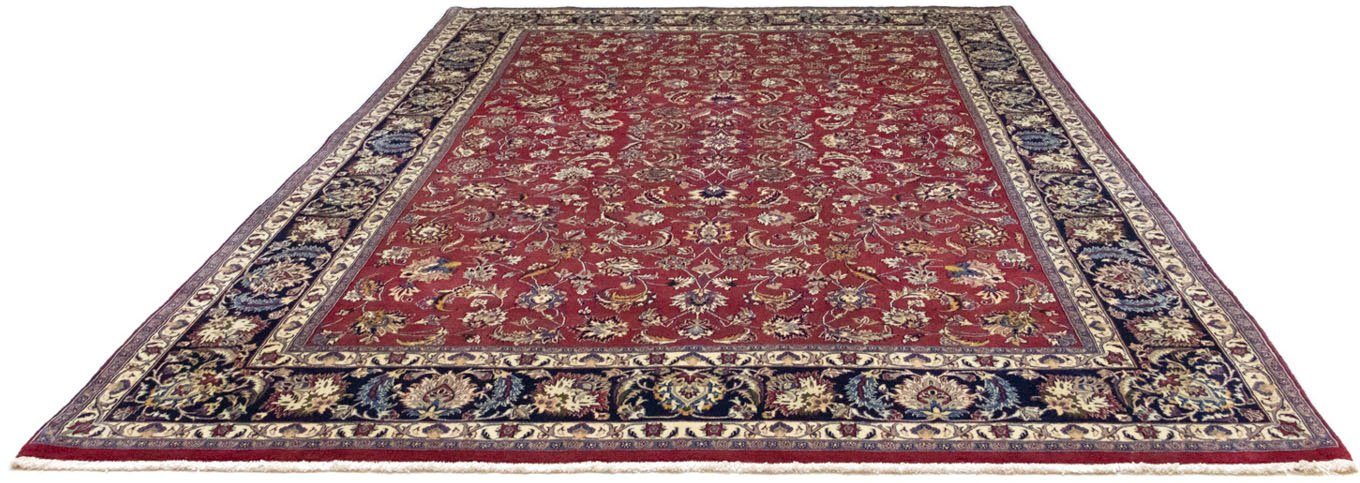 Wollteppich Maschad Durchgemustert Rosso 350 x 245 cm, morgenland, rechteckig, Höhe: 10 mm, Unikat mit Zertifikat | Kurzflor-Teppiche