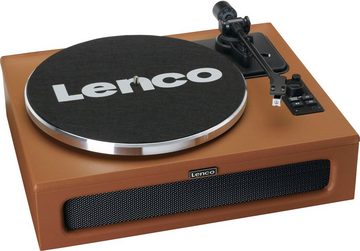 Lenco LS-430 Plattenspieler mit 4 Lautsprechern Plattenspieler (Riemenantrieb)