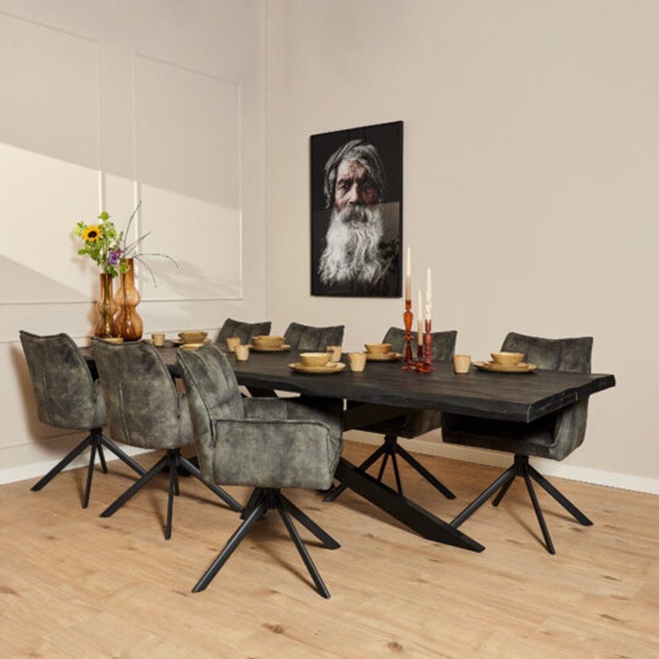 BENEDO MÖBEL Esstisch BAUSA BLACK MANGO günstig online kaufen