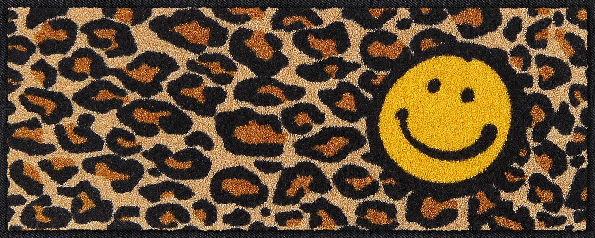 Salonloewe Fußmatte Fußmatte "Smile Leo", eckig, Höhe: 7 mm, Motiv