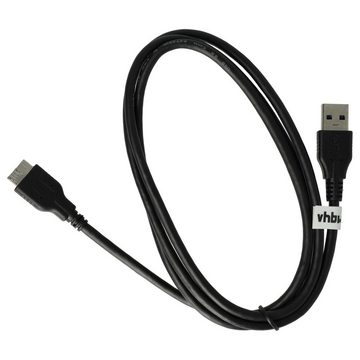 vhbw passend für Nikon D800, D800E, D810, D5, D850, D810a, D500 Kamera / USB-Kabel