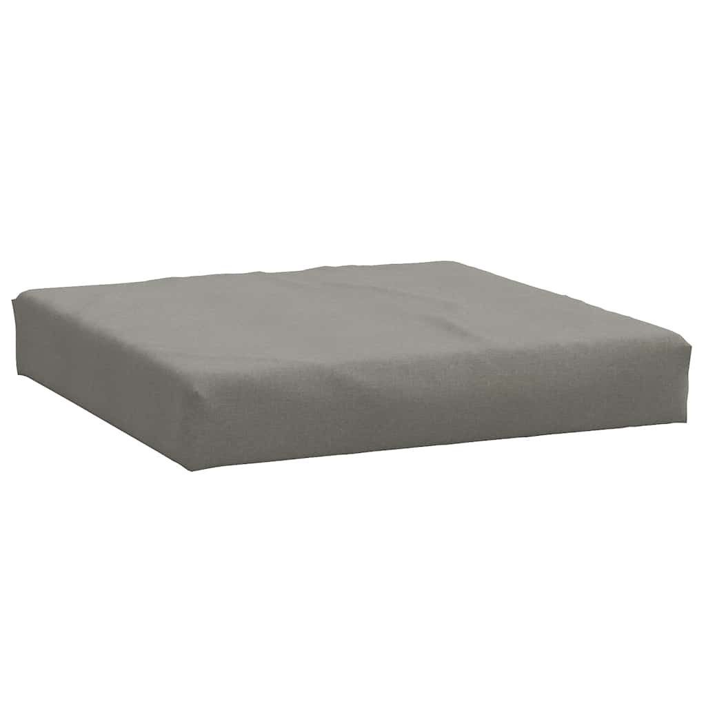vidaXL Sitzauflage Palettenkissen Melange Dunkelgrau 60x60x9,5 cm Stoff, (1 St)
