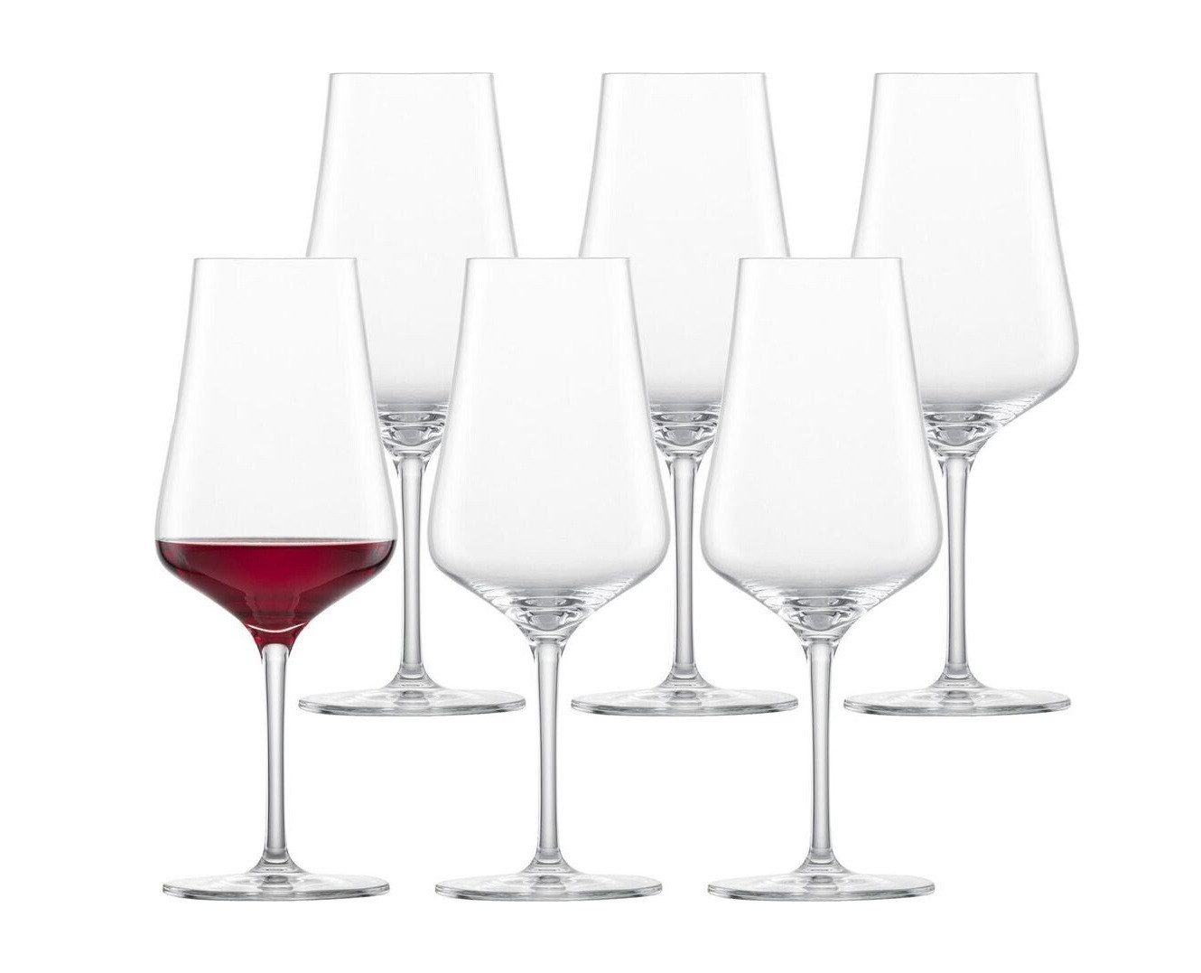 SCHOTT ZWIESEL Rotweinglas Burgunderpokal 657ml FINE BEAUNE Tritan-Kristallglas, 6-tlg., Kristallglas