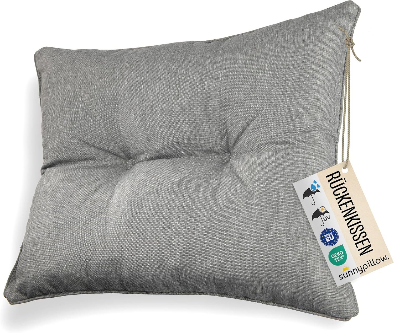 sunnypillow Stuhlkissen Gartenkissen für Gartenmöbel Rattanmöbel, Outdoor / günstig online kaufen