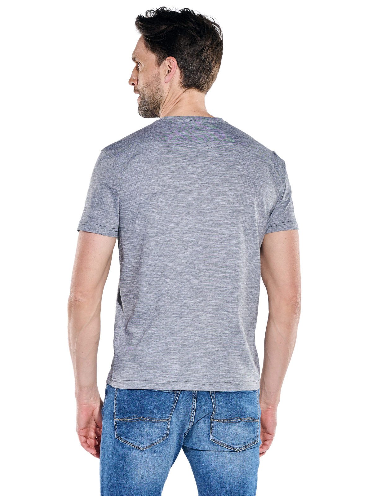 Engbers T-Shirt Herren T-Shirt mit spezieller Garnauswahl, Grau