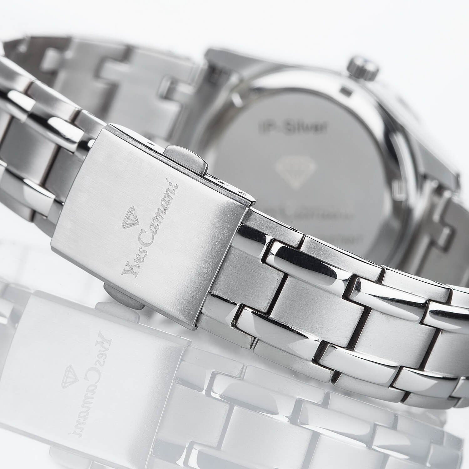 Yves Camani Quarzuhr MIELLE II, Elegantes Design, kratzfestes Mineralglas, Datumsanzeige