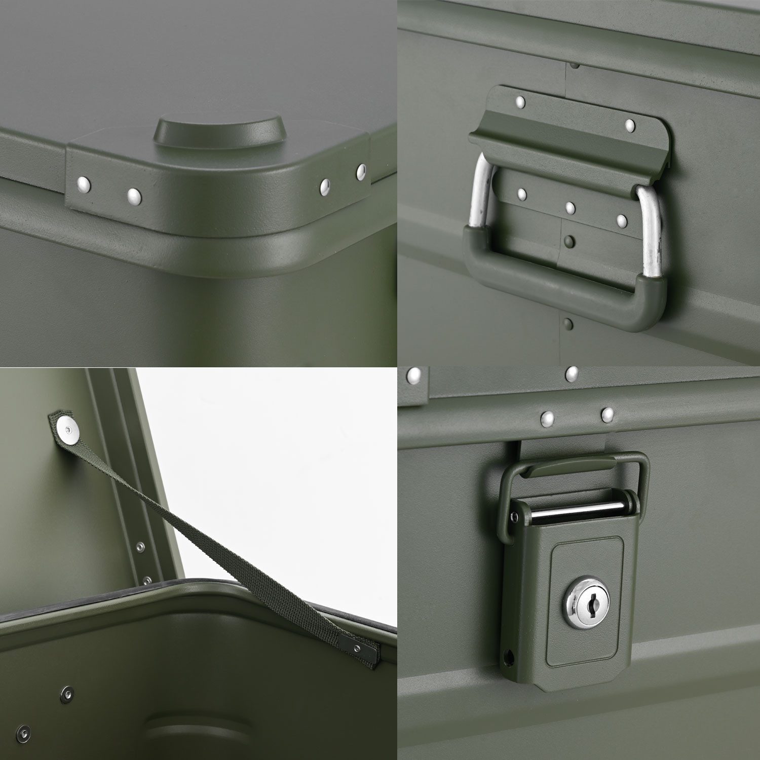 ALUBOX Aufbewahrungsbox mit Deckel Outdoorkiste in günstig online kaufen
