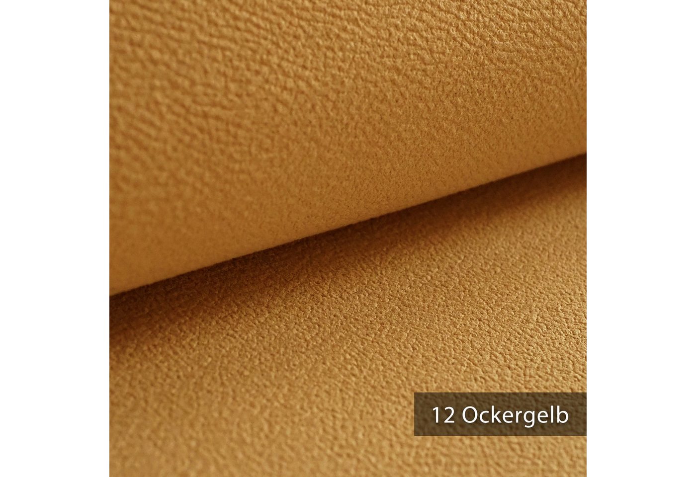 Thumbnail - novely® Stoff novely® EXQUISIT MILANO ultraweich Möbelstoff Lederoptik, schwer entz