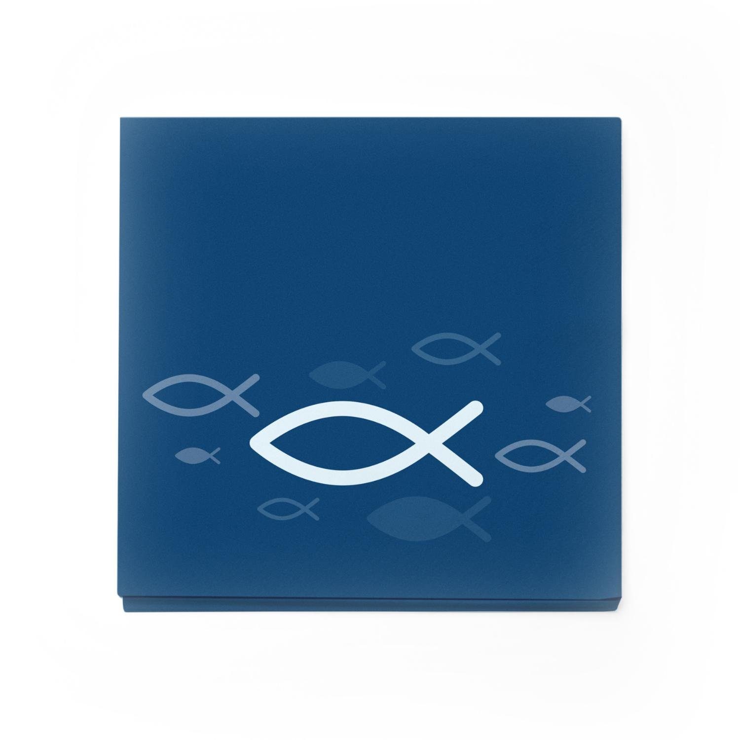 itenga Papierserviette itenga Servietten Fisch Blau Weiß 30 x 30 cm 3-lagig 20 Stück