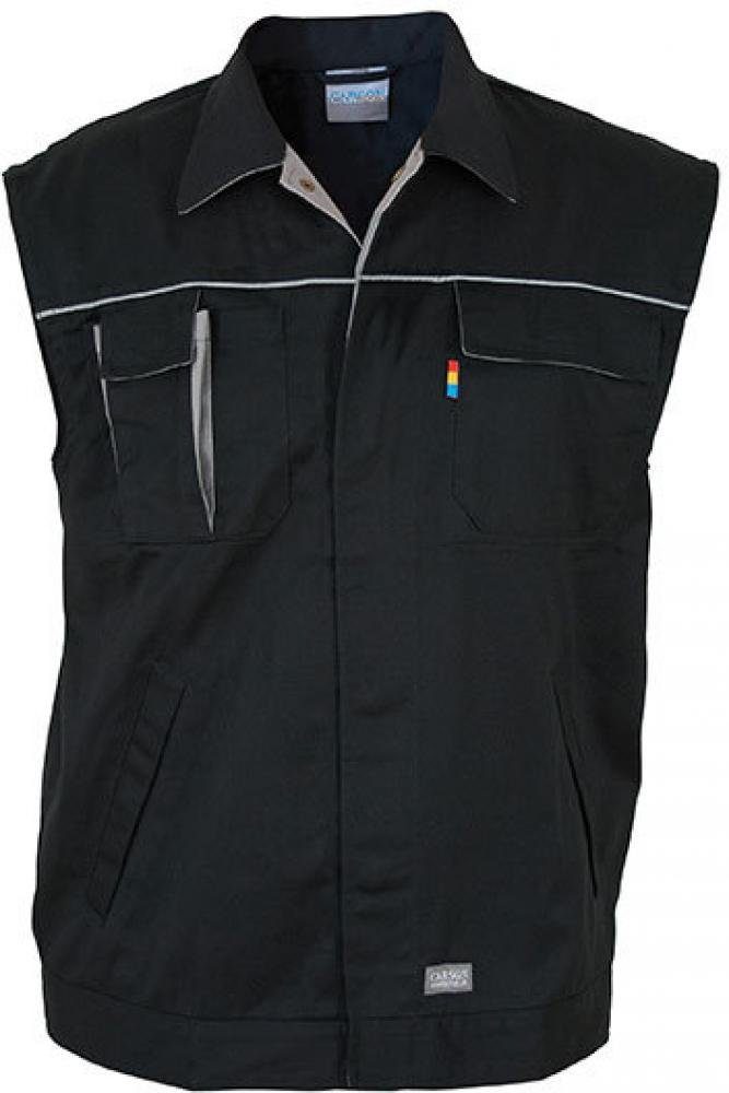 Carson Classic Workwear Arbeitsweste Herren Contrast Work Vest / Bei 60 Grad waschbar