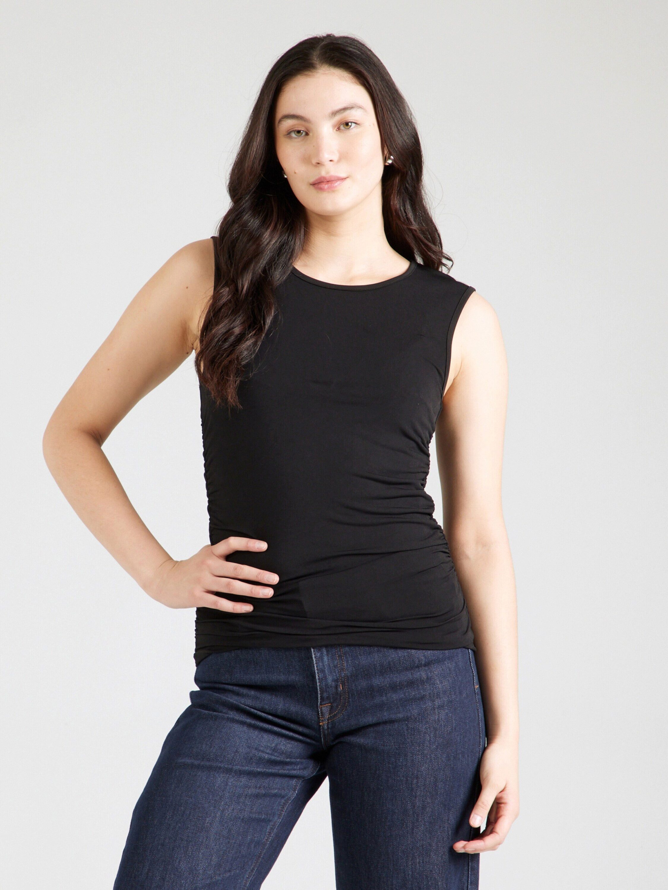 pieces Shirttop PCMADISON SL RUCHING TOP NOOS BC günstig online kaufen