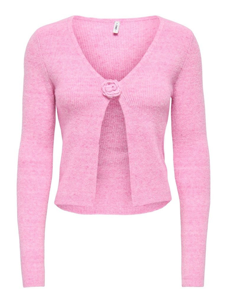 ONLY Strickjacke ONLRICA LS RIB FLOWER CARDI CC KNT