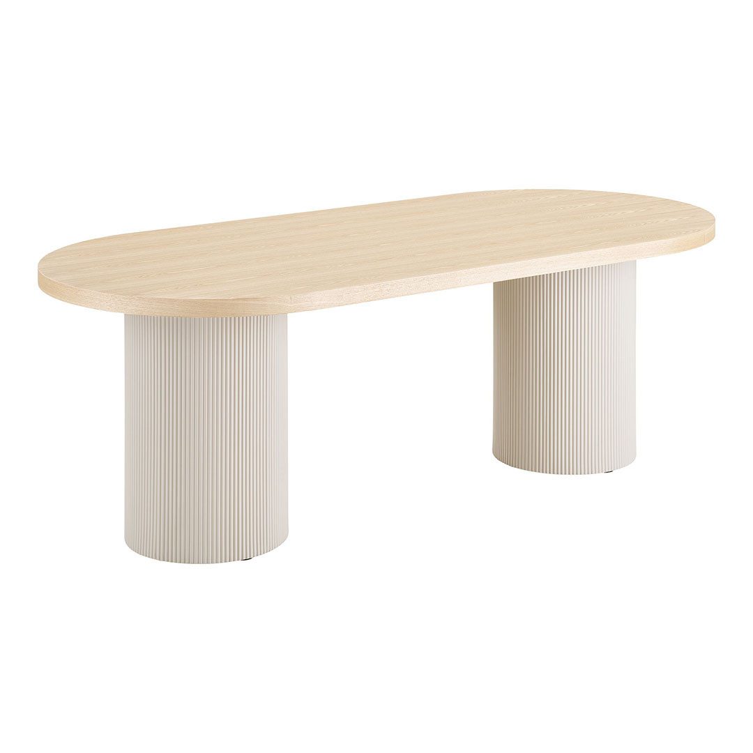 ebuy24 Esstisch Solva Esstisch Sandfarben, Natur. günstig online kaufen