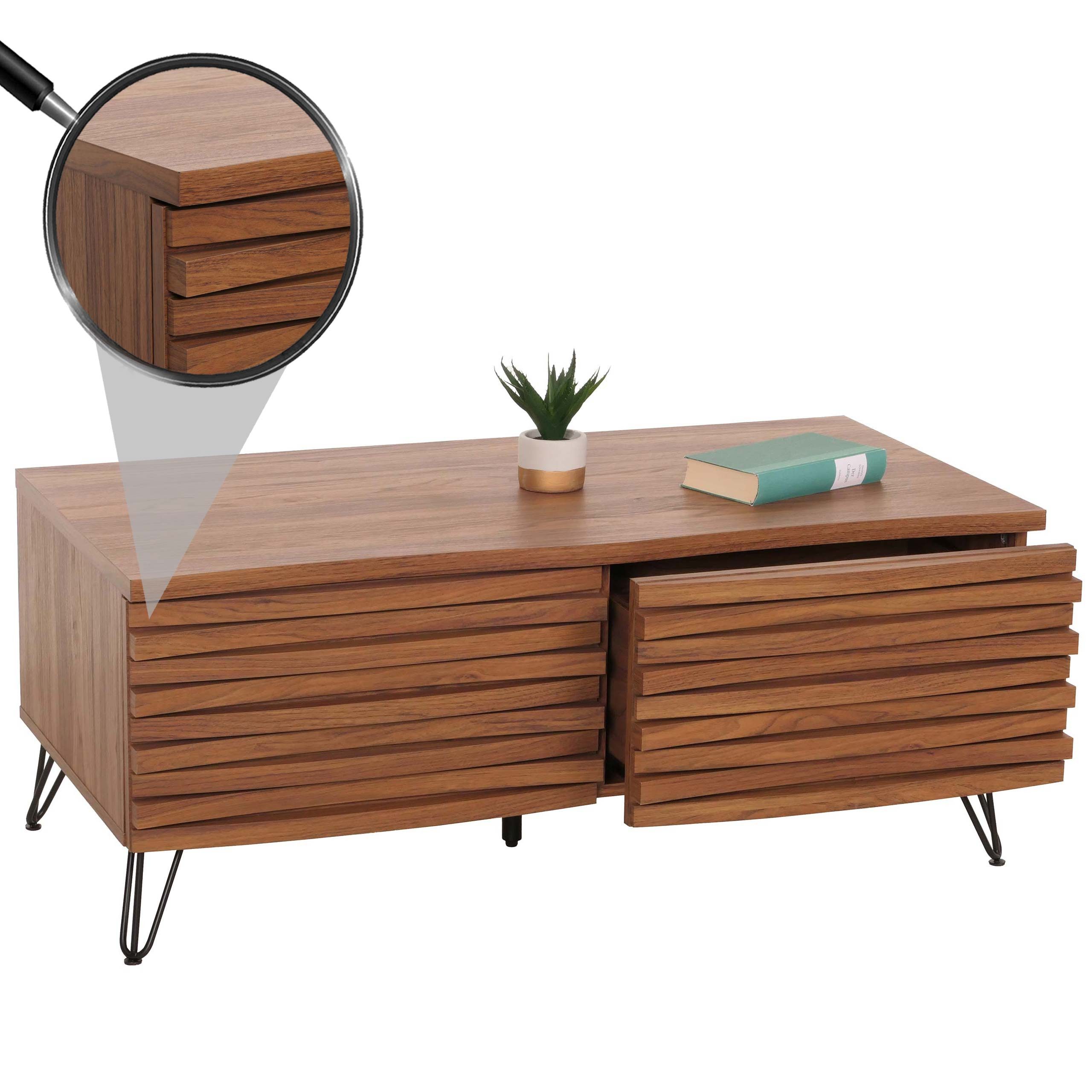 MCW Couchtisch MCW-M49-C, Ideal kombinierbar mit weiteren Produkten der Serie M49
