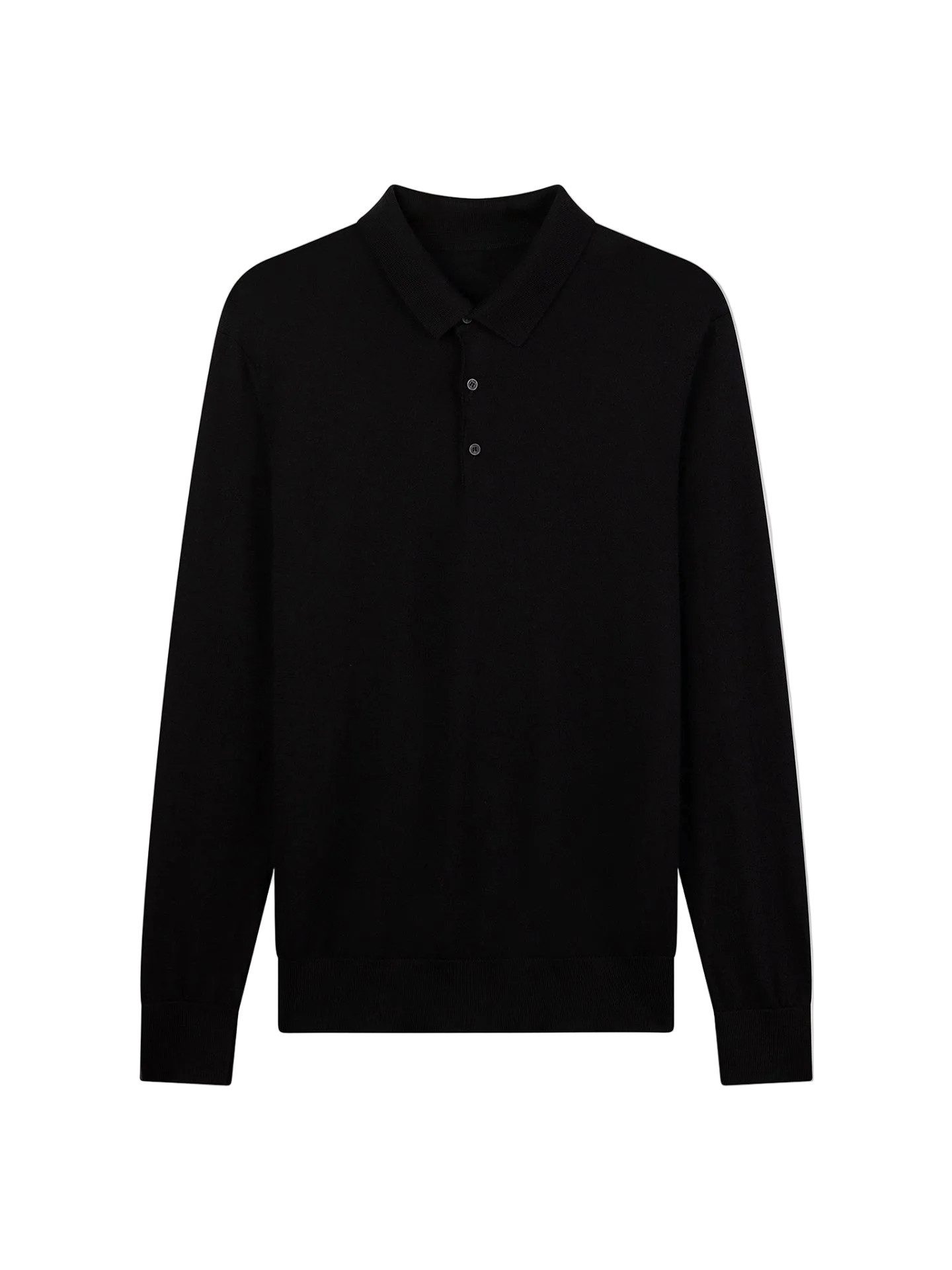 GOBI Cashmere Polokragenpullover Herren Klassisches Polo-Shirt mit langen Ärmeln