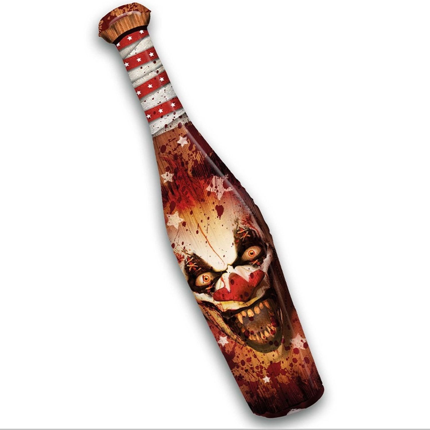 Dekoobjekt Aufblasbarer Baseballschläger 'Horror Clown', 90