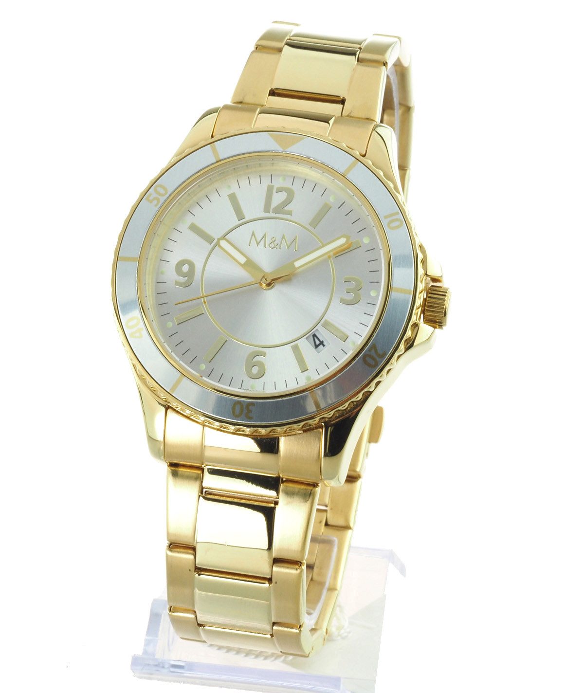 M&M Germany Quarzuhr Herren Uhr M11846-243