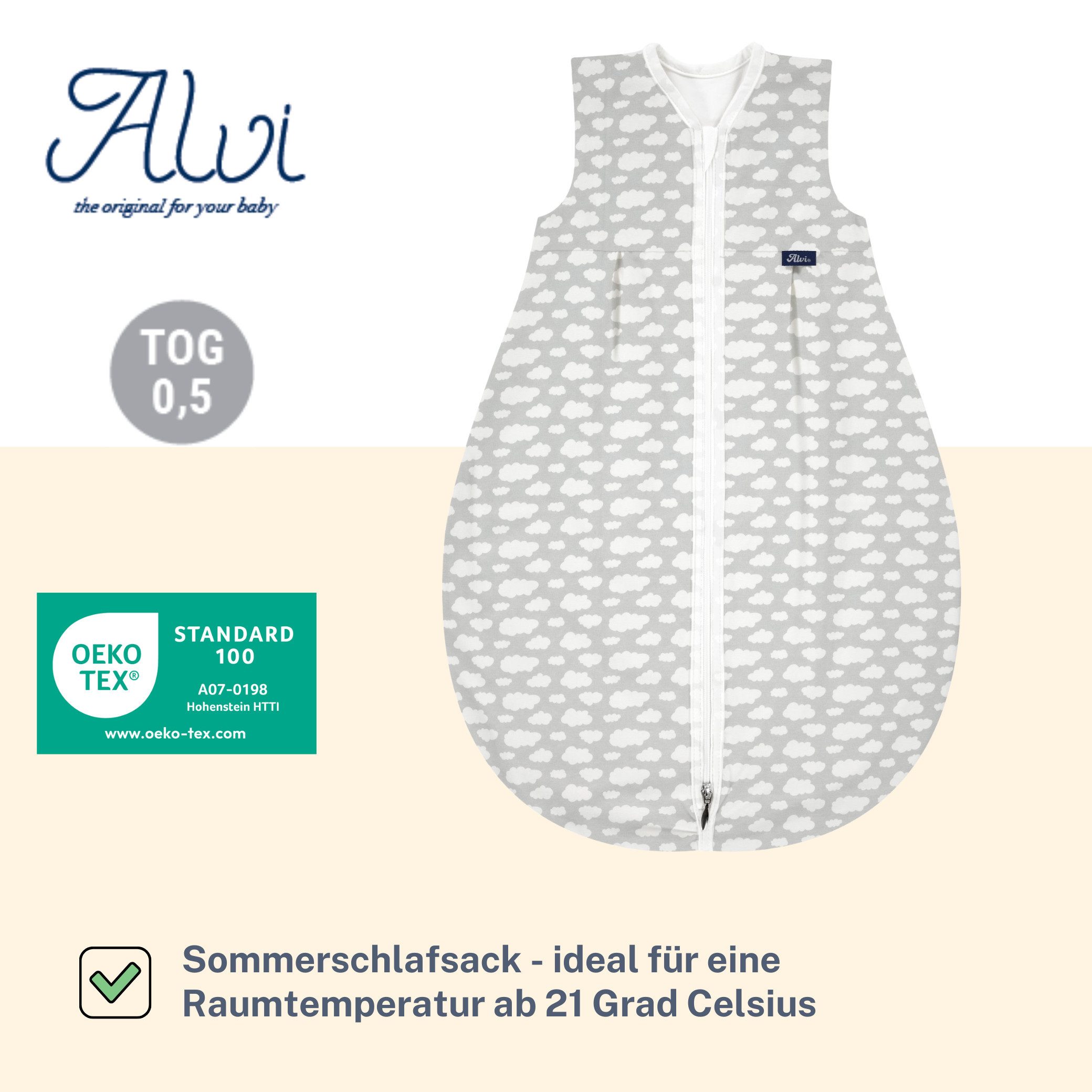 Alvi® Babyschlafsack Mäxchen Sommer Schlafsack light günstig online kaufen