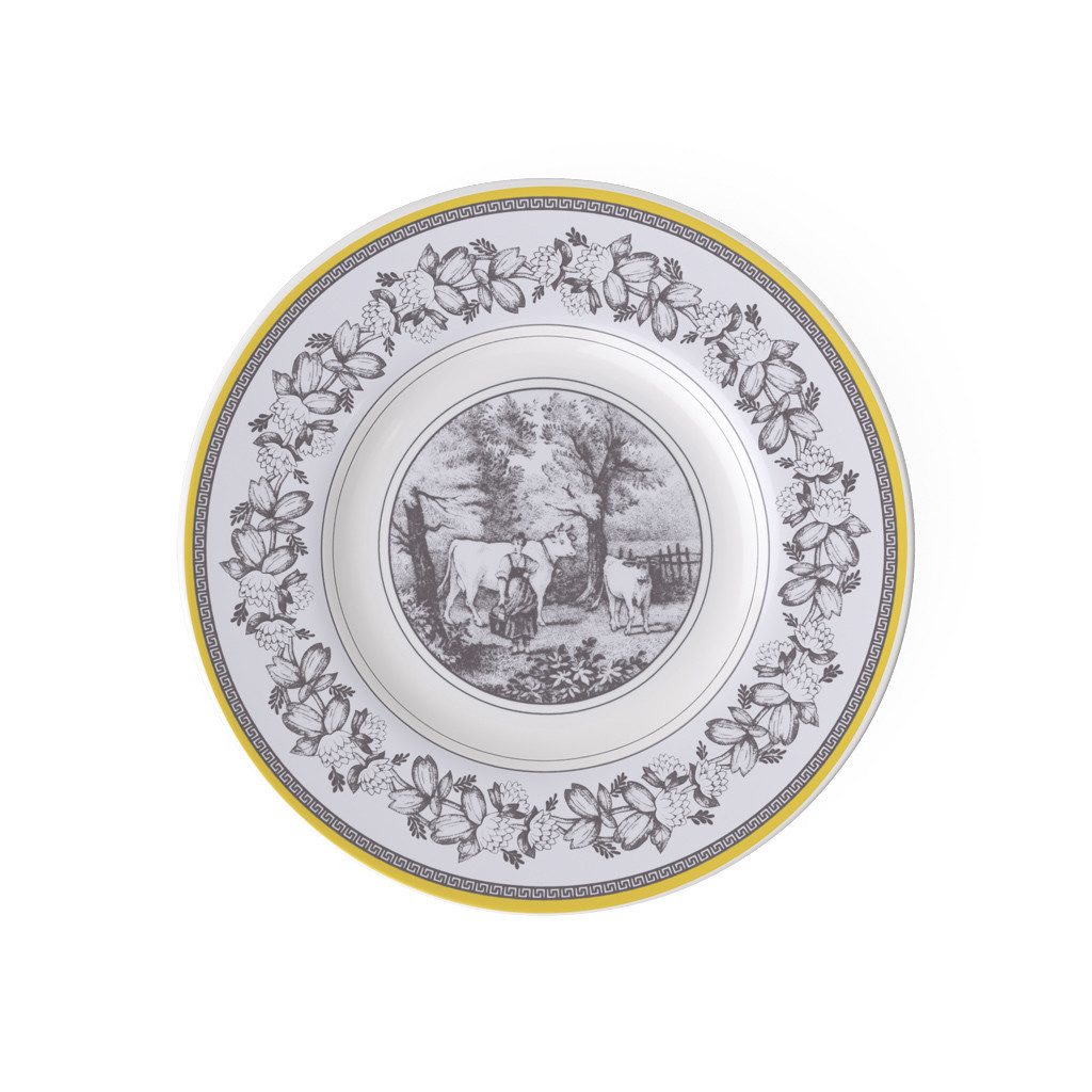 Villeroy & Boch Brotteller Audun Brotteller, (1 St), Premium Porcelain, mikrow.- & spülm.sicher, Made in Germany