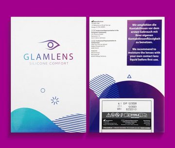 GLAMLENS Monatslinsen Cagliari Blue