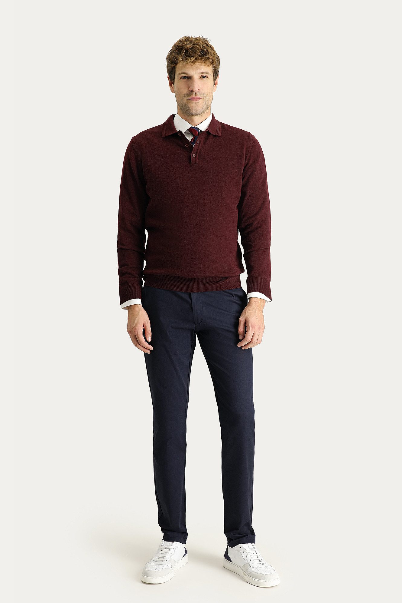 KIGILI Chinohose Regular Fit Chino-Herrenhose mit günstig online kaufen