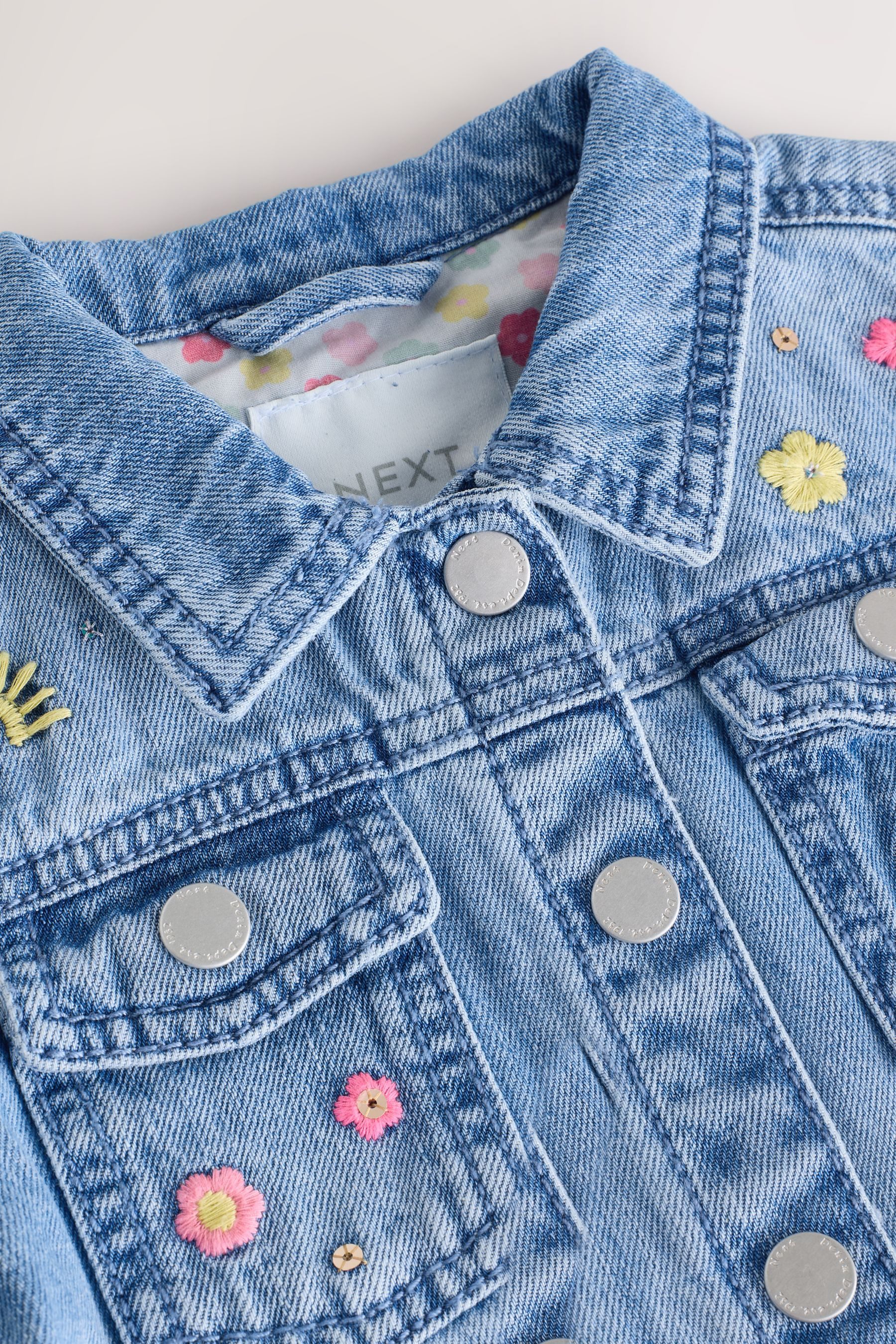 Next Jeansjacke Cowboyjacke mit Einhorn-Print (1-St)