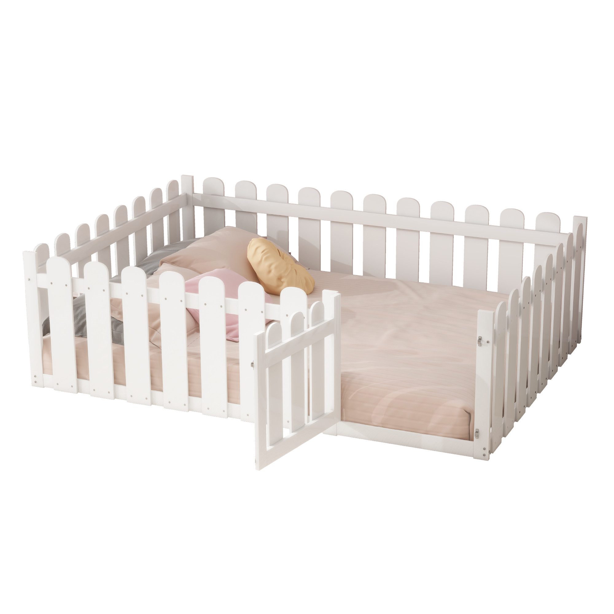 OKWISH Kinderbett Doppelbett Funktionsbett Jugendbett Holzbett günstig online kaufen
