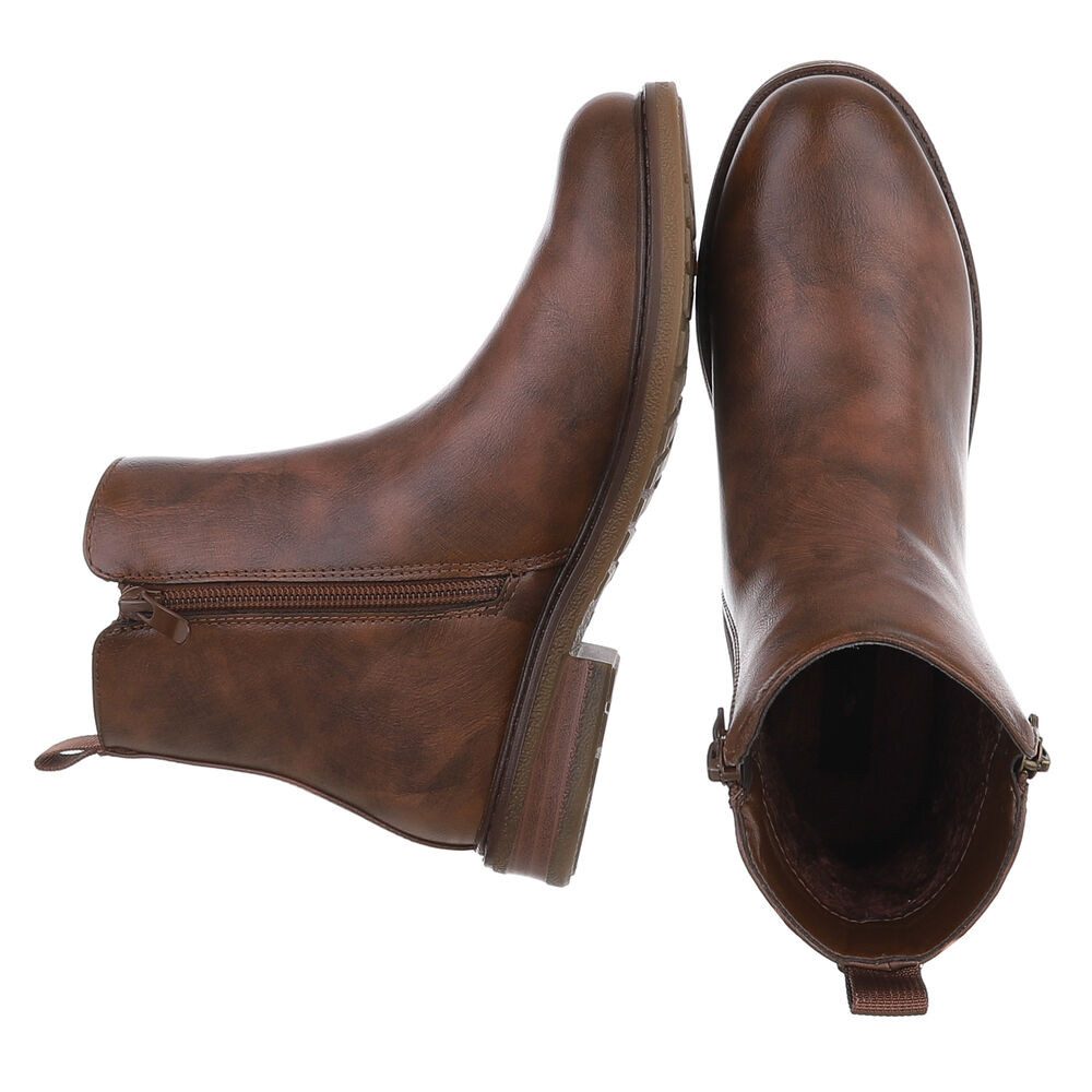 Ital-Design Eleganter Chelsea-Boot mit Reißverschluss für Damen Stiefelette günstig online kaufen