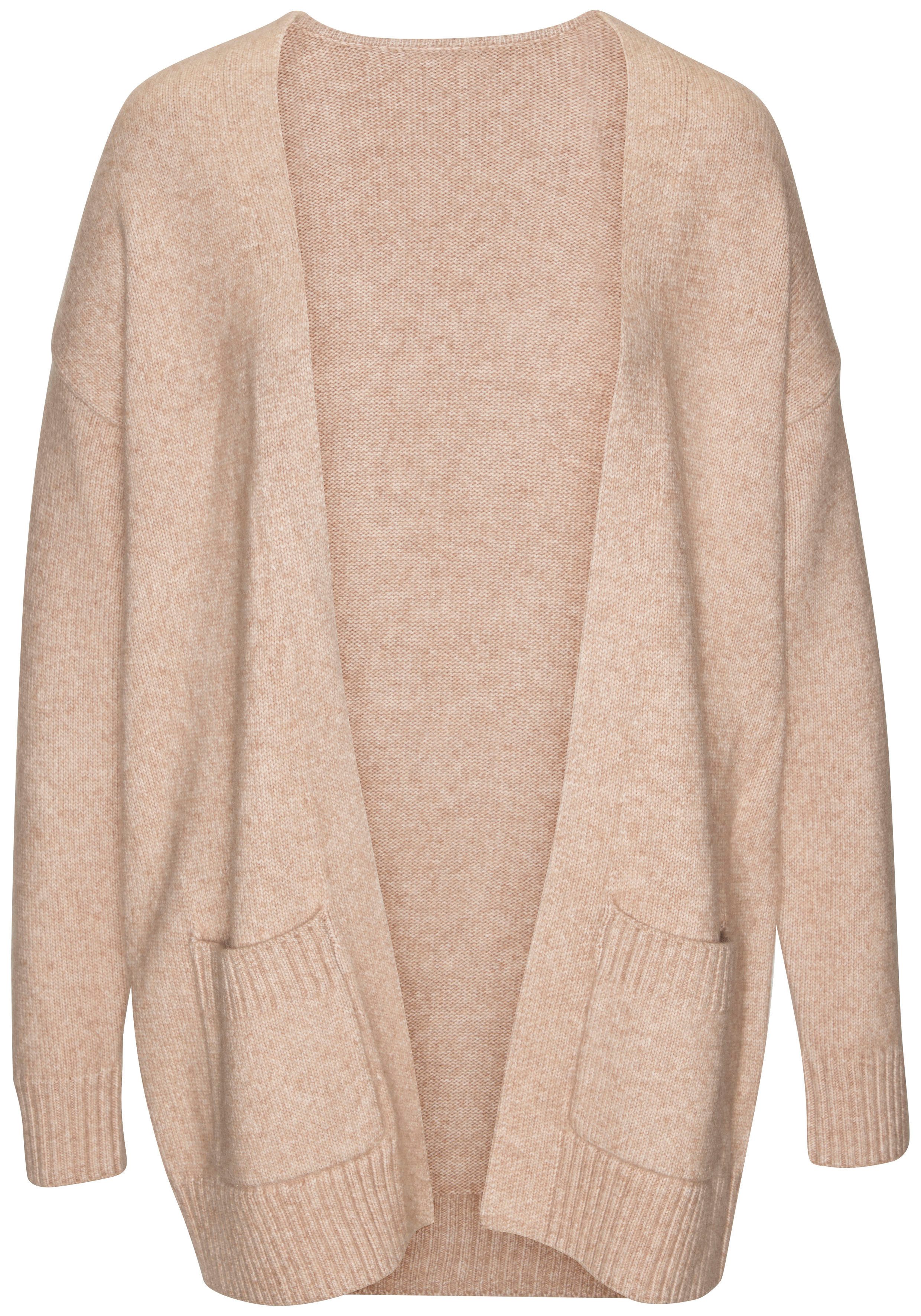 Vivance by Lascana Strickjacke (Set, mit Schal) aus kuscheliger Strickqualität, Cardigan – Bild 4 von 5