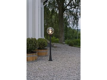 meineWunschleuchte LED Pollerleuchte, LED wechselbar, warmweiß, Garten-laterne, Garten-wegbeleuchtung, beleuchten Schwarz H: 118cm