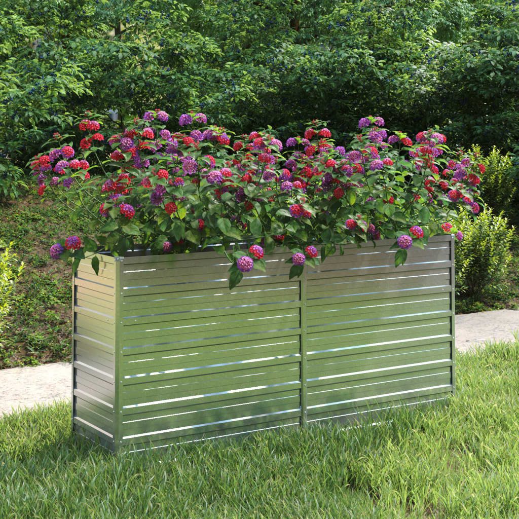 vidaXL Hochbeet, Garten-Hochbeet 160x40x77 cm Verzinkter günstig online kaufen