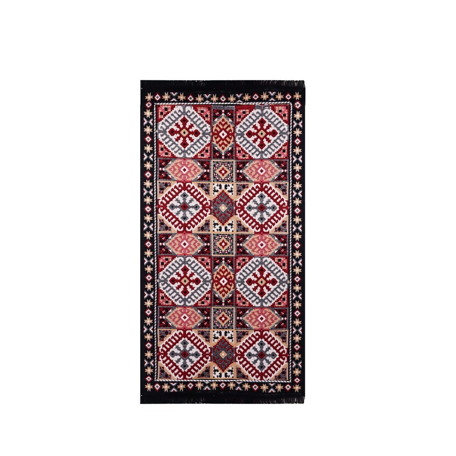 BIGGHOME Teppich Teppich wohnzimmer orientalisch–80x150 cm, Maschinenwaschbar