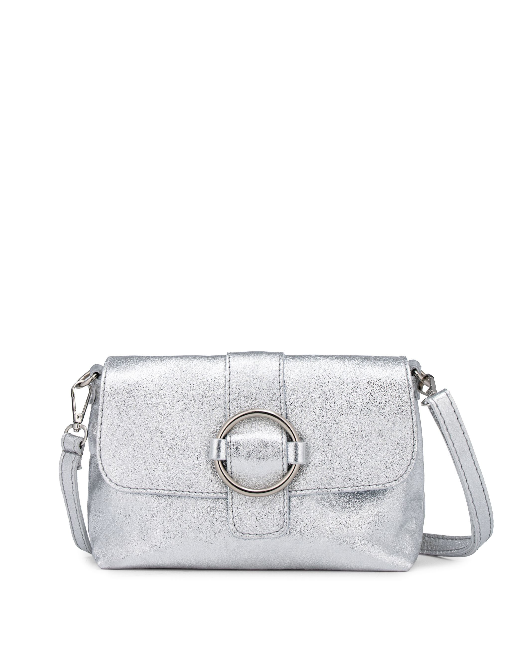 Caspar Clutch elegante Damen Leder Handtasche - Premium Line - Modell No.848, leicht, elegant & unempfindlich - 100% Echtleder - Handmade in Italy