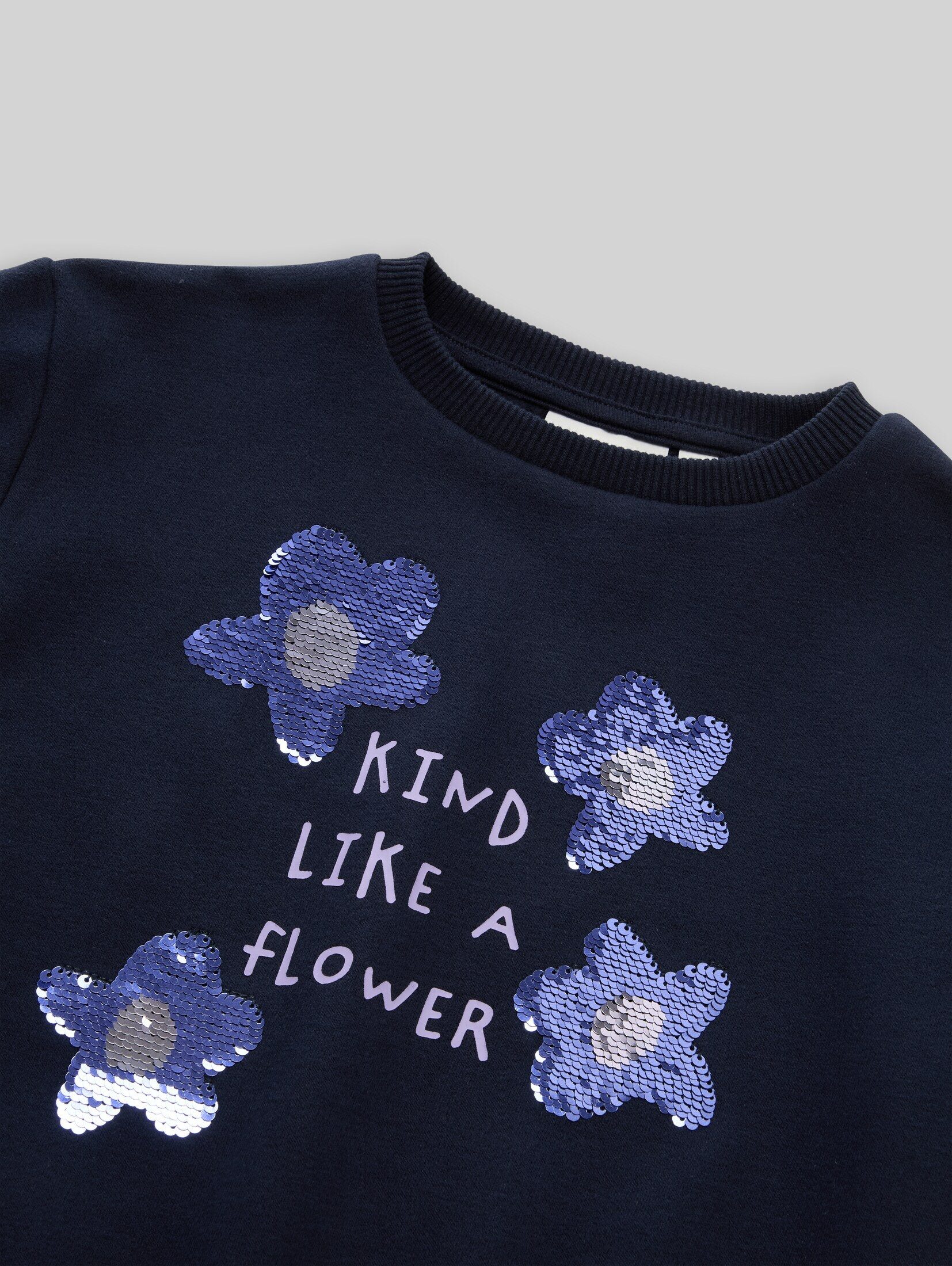 TOM TAILOR Sweatshirt Strick & Sweatshirts Cropped Sweatshirt mit Wendepailletten