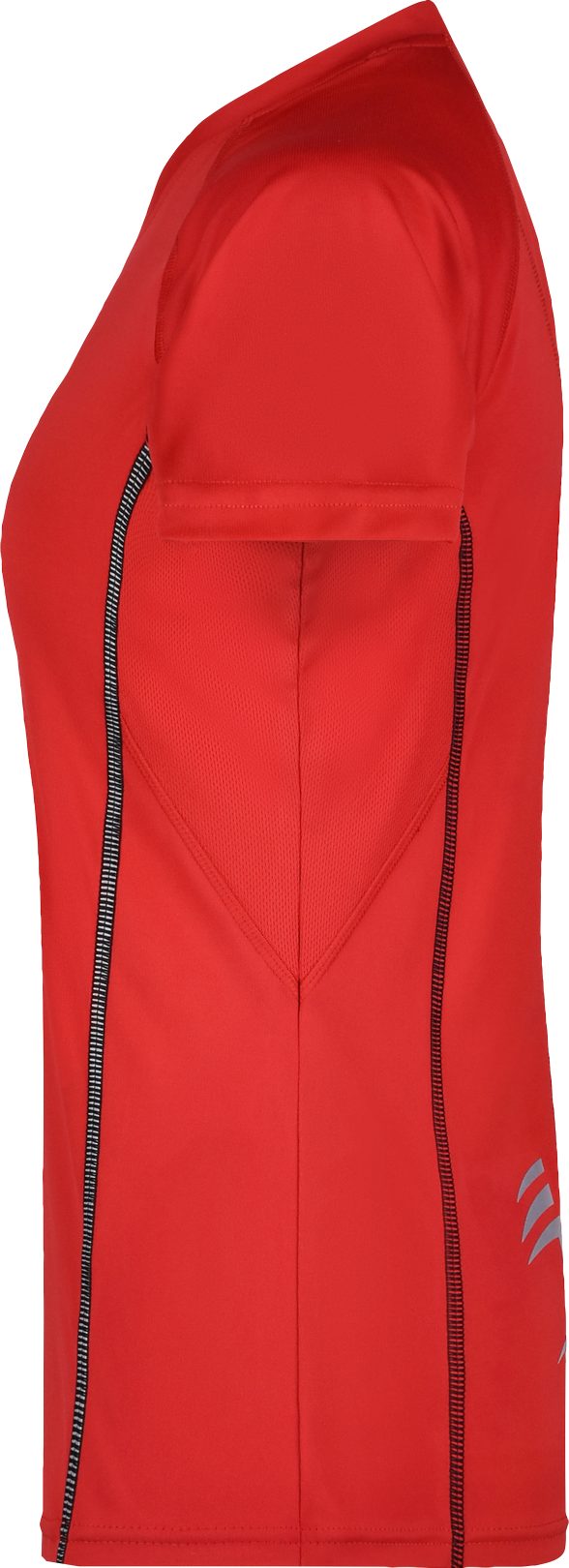 James & Nicholson Laufshirt Doppelpack Damen Sportshirt mit reflektierenden Details JN422 (Doppelpack, 2 Stück) Feuchtigkeitsregulierend, atmungsaktiv und schnell trocknend