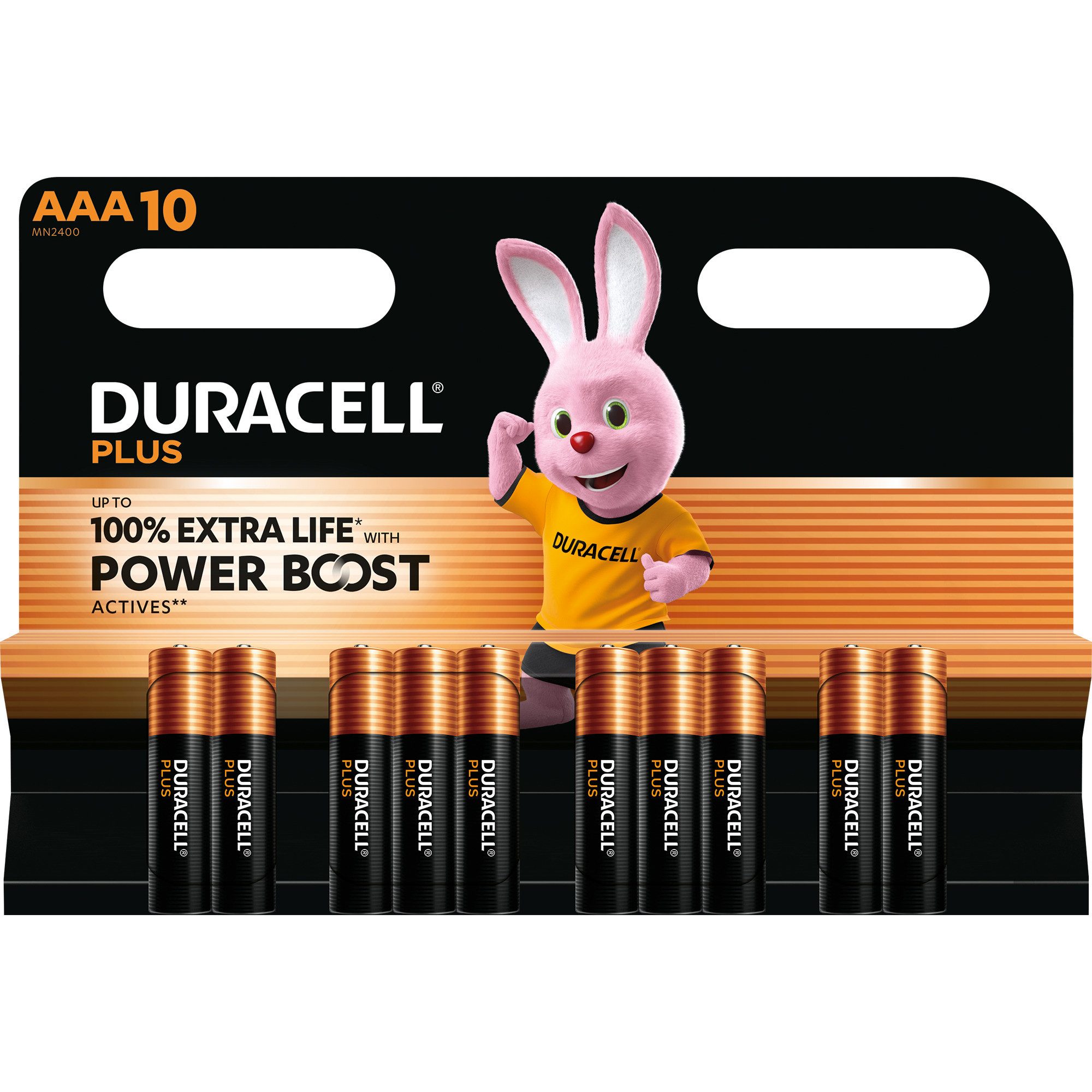 Duracell Duracell Plus Alkaline Batterie, Micro AAA LR03 Akku