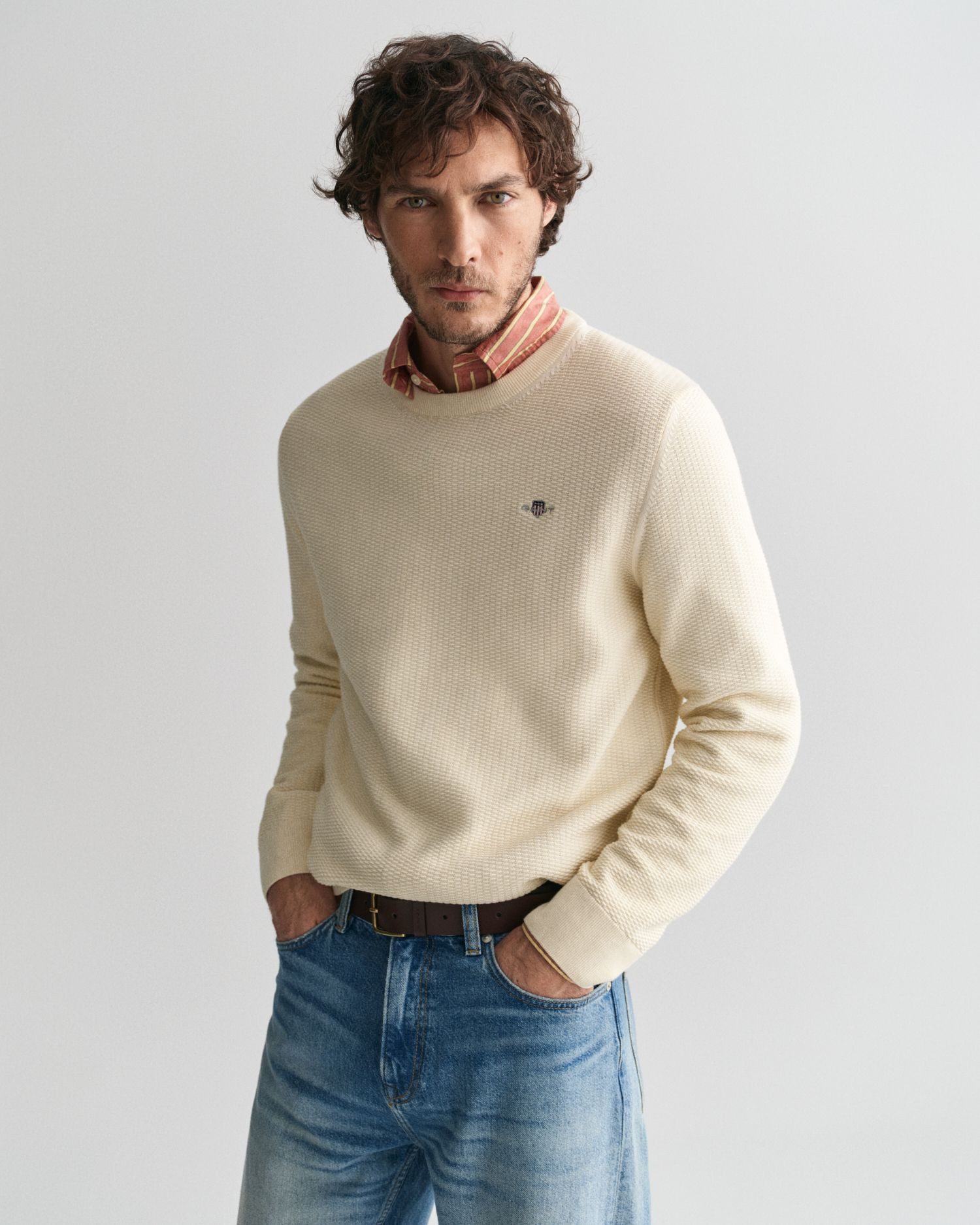 Gant Rundhalspullover günstig online kaufen