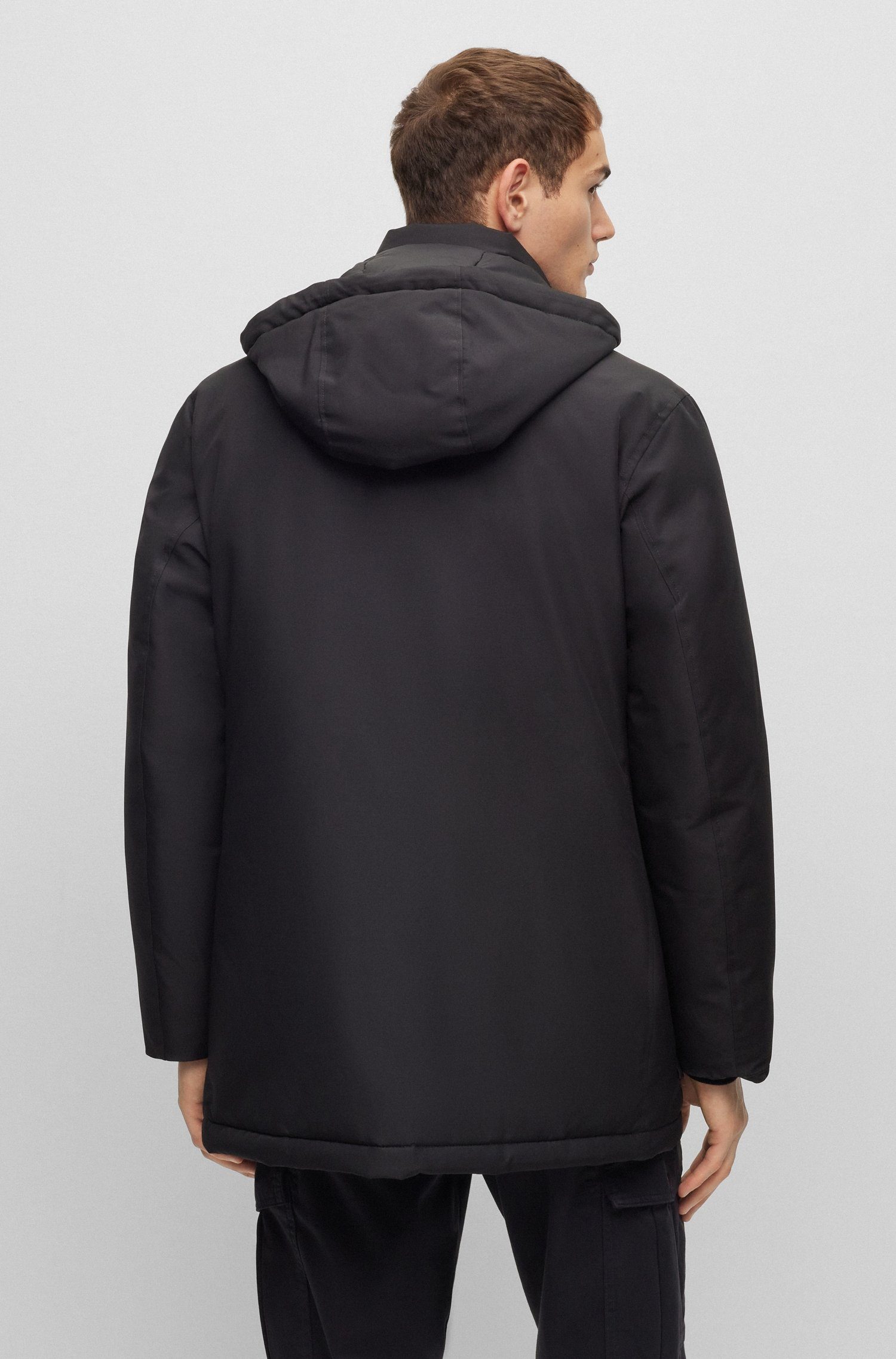 BOSS ORANGE Outdoorjacke Osiass mit Knopfverschluss günstig online kaufen