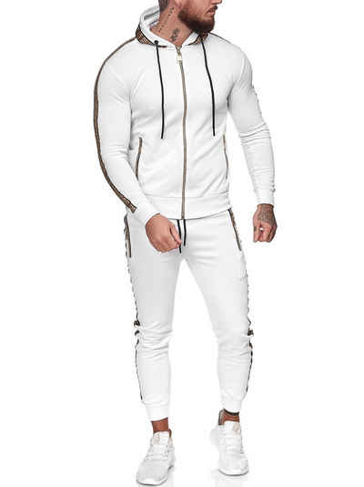 OneRedox Jogginganzug JG-1424 (Sportanzug Jogger Trainingsanzug), Fitness Freizeit Casual