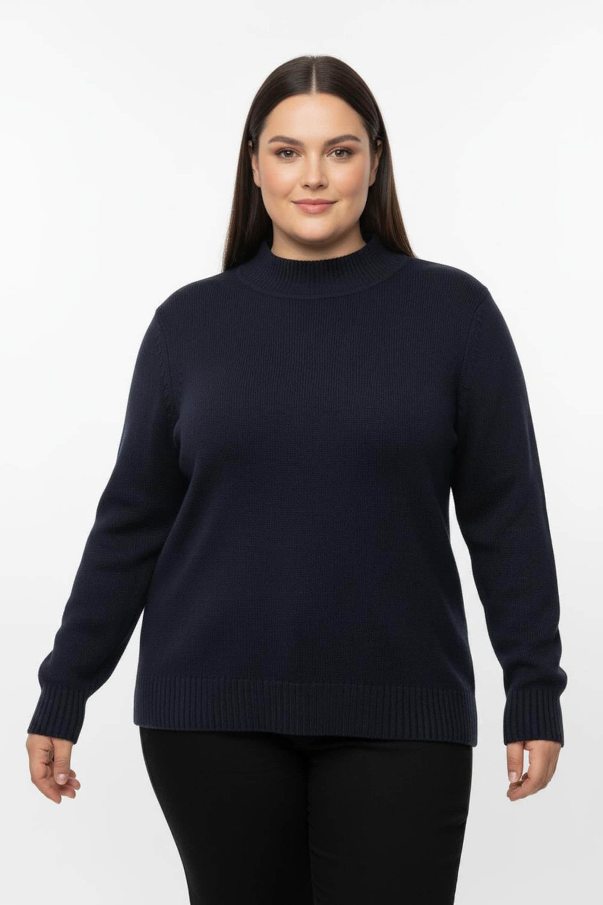 Witt Strickpullover Pullover Langarm Materialmix günstig online kaufen