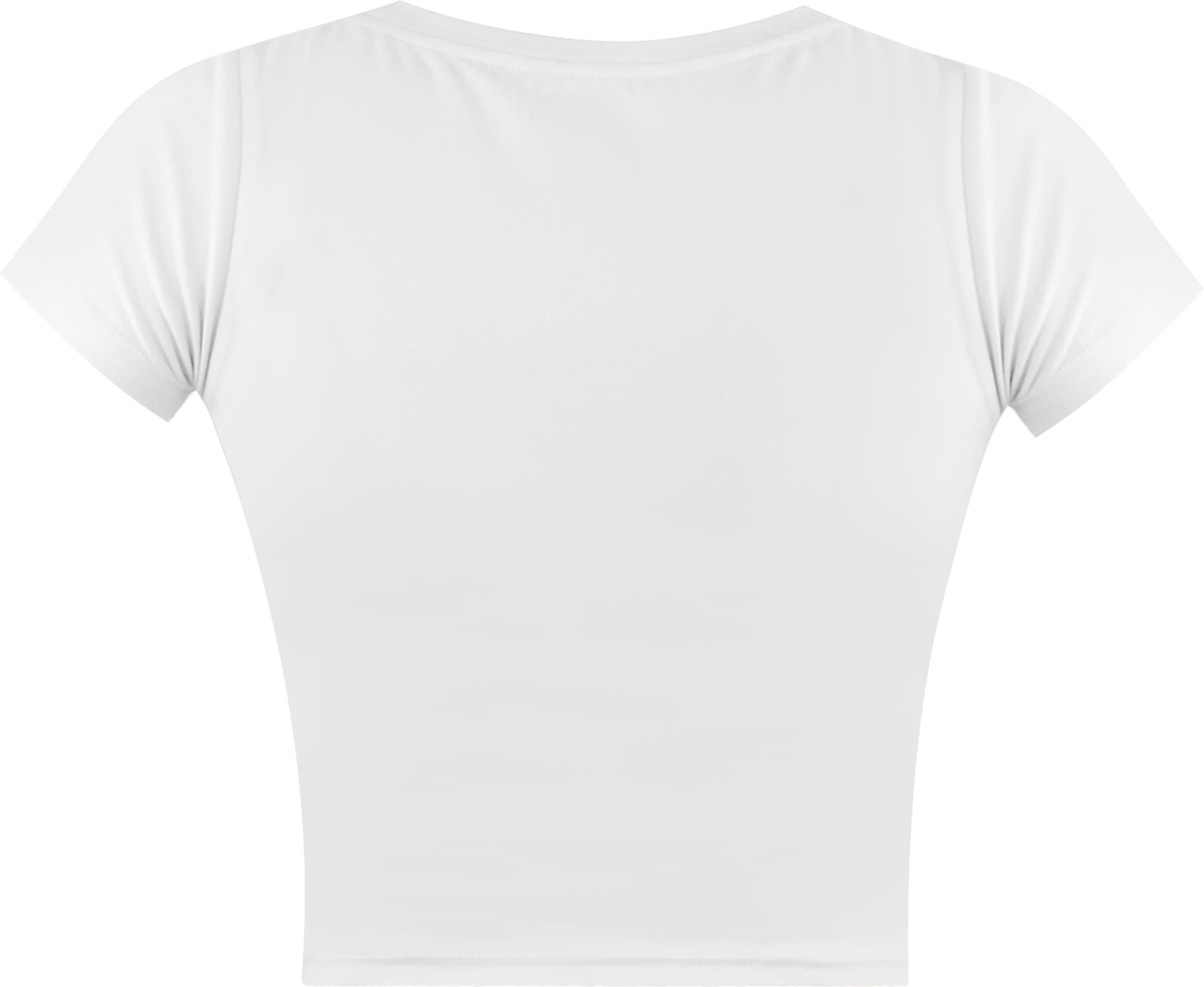 Janice Kurzarmshirt 3 x Damen crop T-Shirt Nantes Kurzes Shirt aus Baumwoll günstig online kaufen