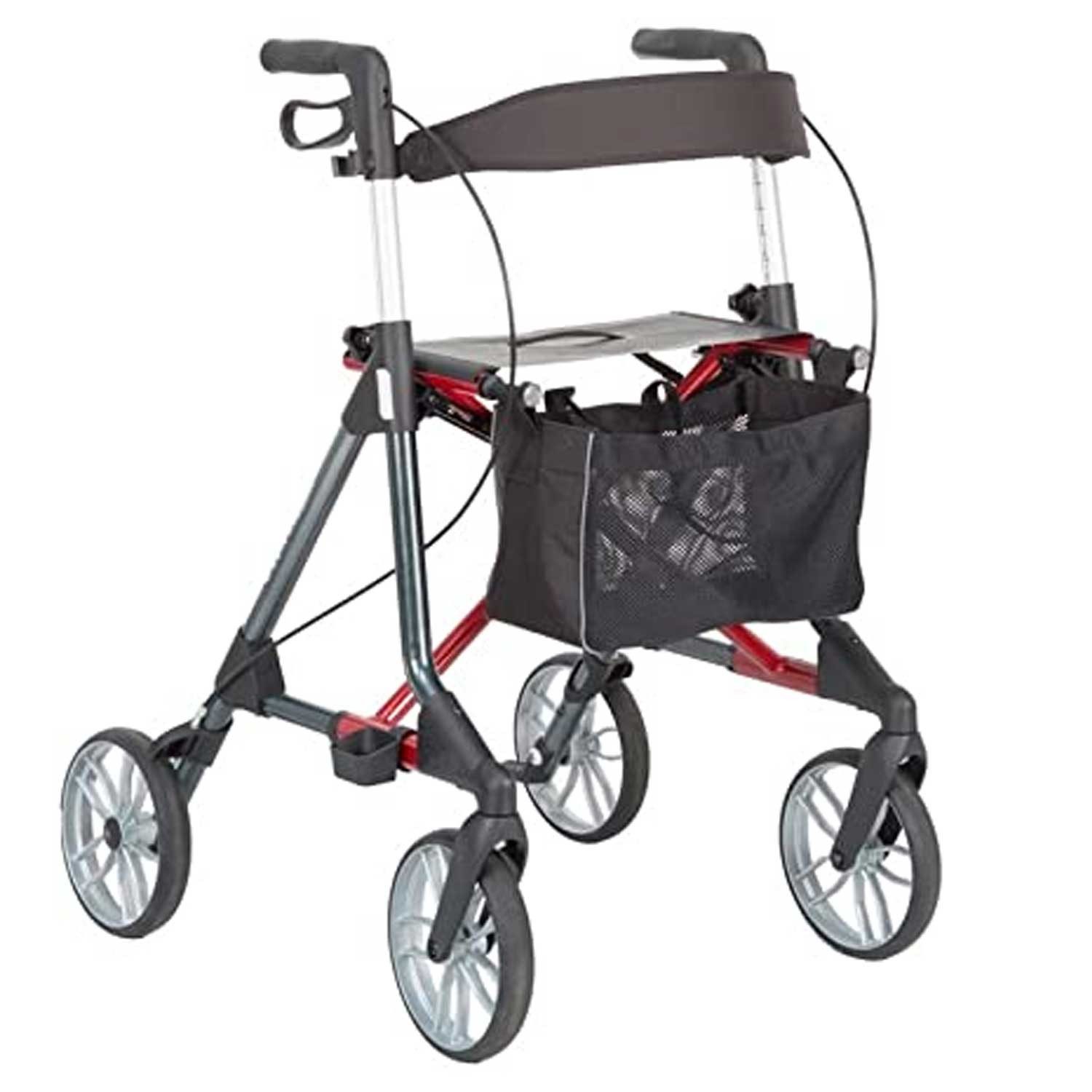 Rollator Russka Rollator Elan Classic Sitzhöhe 60 cm - anthrazit/dunkelrot