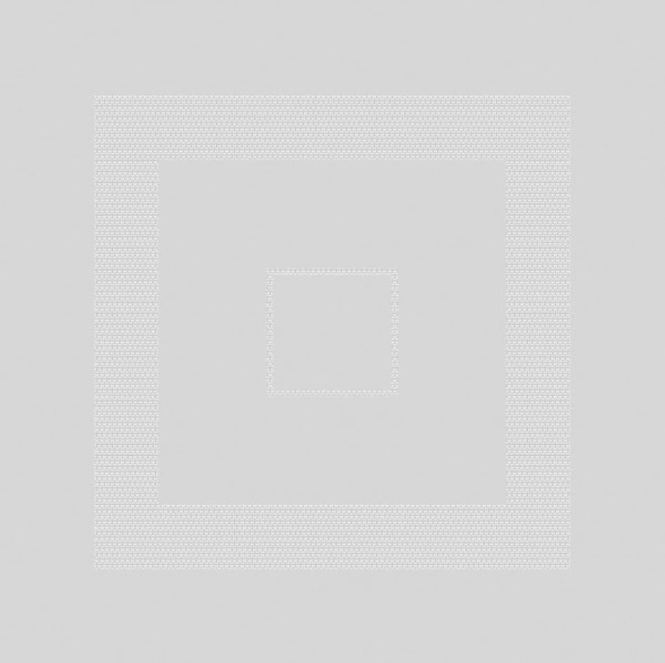 Stoffserviette Servietten (4x Set) Signature Blanc 48x48 cm