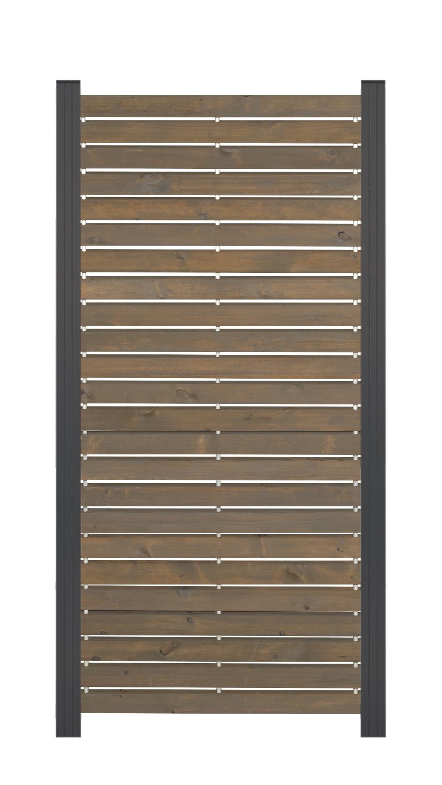 GartenLand Zaun Craftwood Kiefer Rhombus / Farbbehandelt, (Set, Ohne Pfosten, ca. 81,5x180 cm), Passelement, Kiefer Grau