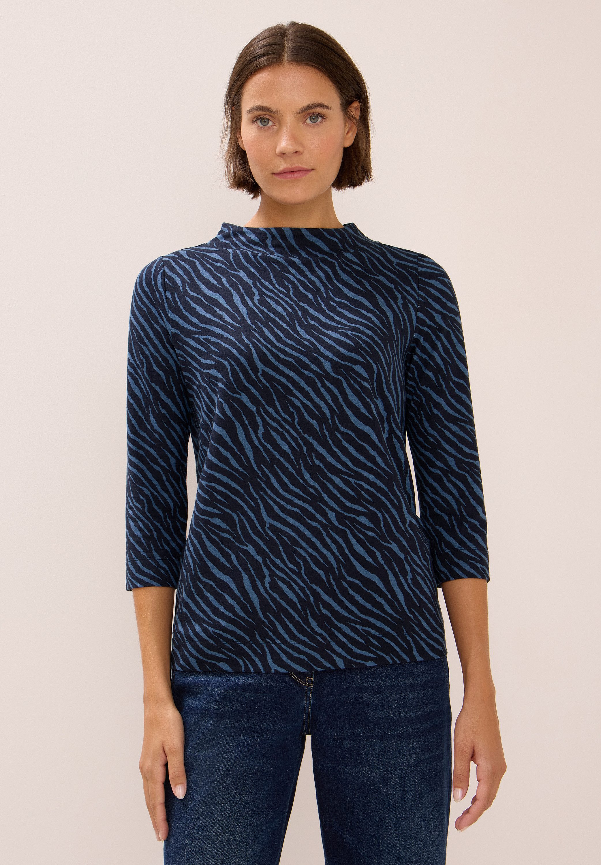 CECIL 3/4-Arm-Shirt im soften Baumwoll-Mix günstig online kaufen