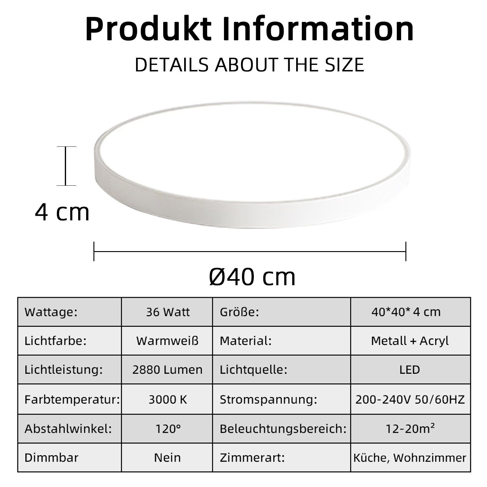 style home LED Deckenleuchte Deckenlampe aus günstig online kaufen