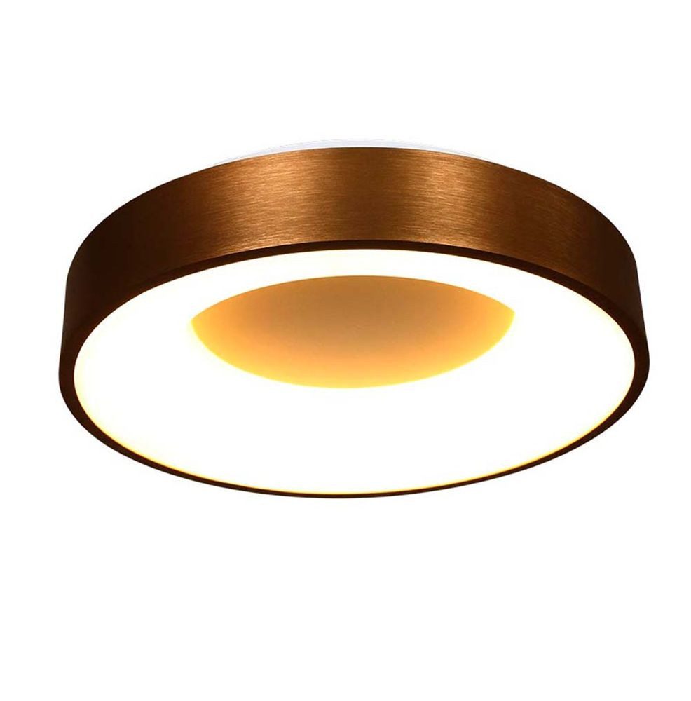 Steinhauer LIGHTING LED Deckenleuchte, LED-Leuchtmittel fest verbaut, Warmweiß, Deckenleuchte Wohnzimmerleuchte Küchenlampe LED dimmbar bronze