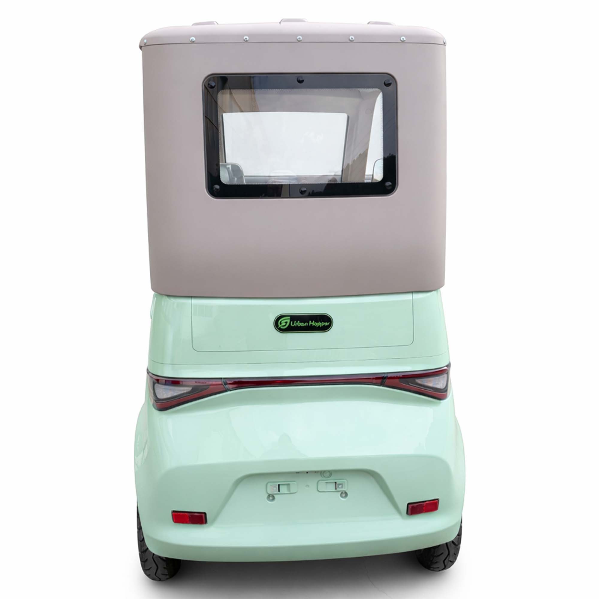 Urban Hopper E-Motorroller Elektro-Kabinenroller Urban Hopper Cabin Flex 2-Sitzer Seniorenmobil, 1200 W, 25 km/h, 1.2KW Motor Blei-Gel Akku 60V 45 Ah ca. 70km Reichweite