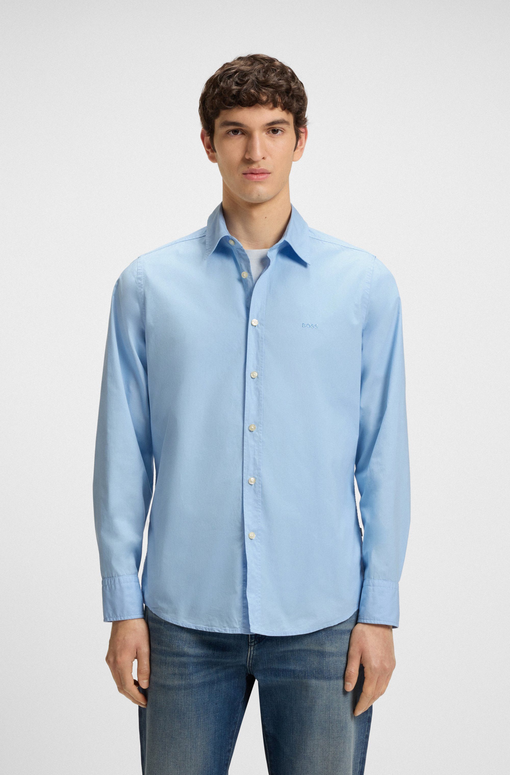 BOSS ORANGE Langarmhemd Relegant_6_M mit BOSS günstig online kaufen
