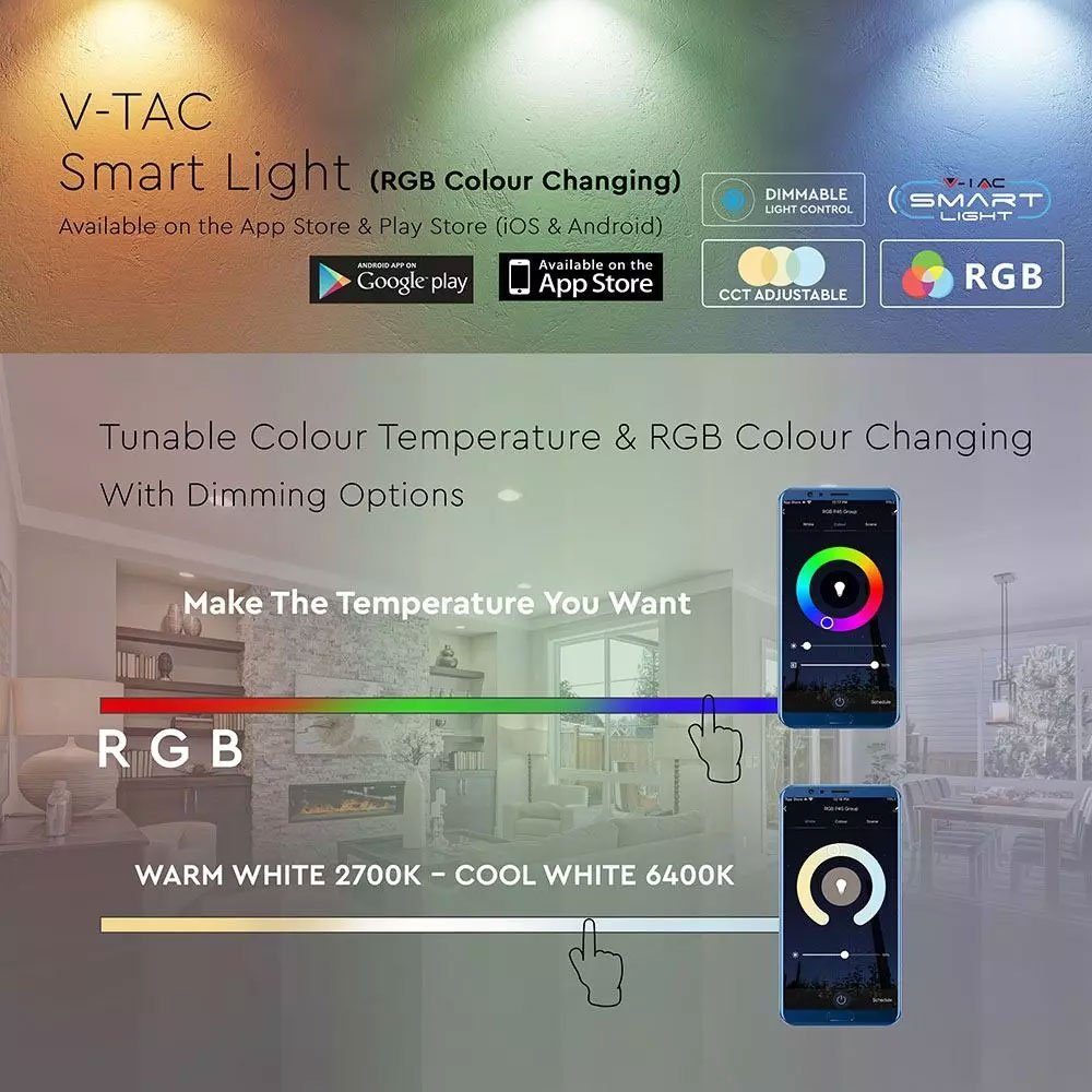 etc-shop LED Wandstrahler, Smart Außen dimmbar Steh Stand Lampe App Sprachsteuerung Sockel